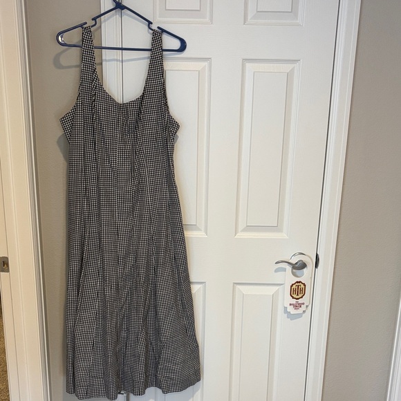 a new day Dresses & Skirts - a new day Black and White Checkered Midi Dress